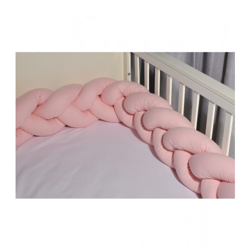 Baby Oliver des 312 πλεξούδα Ροζ τριπλή Βαμβακερή 20 μ χ 200 εκ.