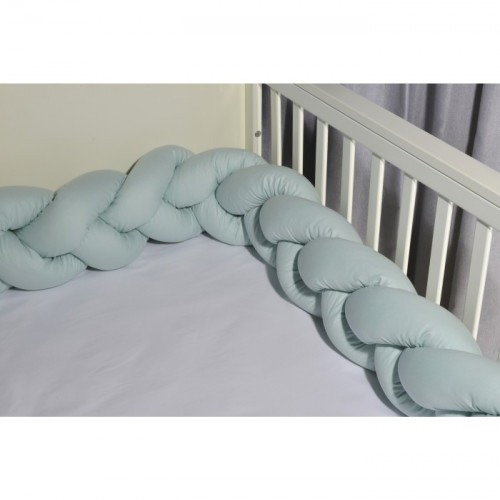 Baby Oliver des 313 πλεξούδα Μέντα τριπλή Βαμβακερή 20 μ χ 200 εκ.