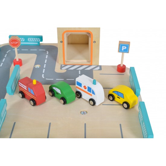 ΞΥΛΙΝΟ ΓΚΑΡΑΖ ΜΕ ΑΥΤΟΚΙΝΗΤΑ ΤΗΣ ΕΤΑΙΡΕΙΑΣ CANGAROO.