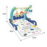 BEBE STARS ΓΥΜΝΑΣΤΗΡΙΟ - ΠΕΡΠΑΤΟΥΡΑ PIANO HAPPY 2in1 BLUE.