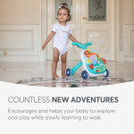 Η φωτογραφία δείχνει Περπατούρα και τραπέζι δραστηριοτήτων της εταιρείας Kikka Boo.