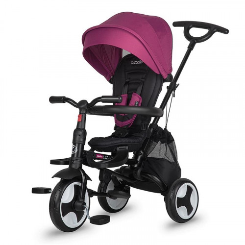 COCCOLLE ΠΤΥΣΣΟΜΕΝΟ ΠΑΙΔΙΚΟ ΤΡΙΚΥΚΛΟ ΜΕ ΣΚΙΑΣΤΡΟ EVA WHEELS SPECTRA PLUS MAGENTA 321013550   - (ΔΩΡΟ AΞΙΑΣ €5 LED ΦΩΣ ΝΥΧΤΑΣ)