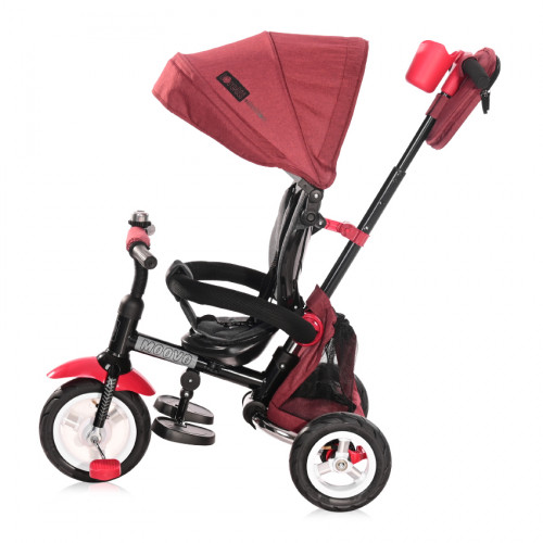 ΤΡΙΚΥΚΛΟ ΠΤΥΣΣΟΜΕΝΟ ΠΟΔΗΛΑΤΟ LORELLI AIR WHEELS MOOVO RED AND BLACK LUXE 10050462103   - (ΔΩΡΟ AΞΙΑΣ €5 LED ΦΩΣ ΝΥΧΤΑΣ)