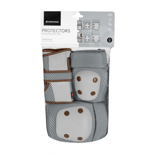 KIKKA BOO ΣΕΤ ΠΑΙΔΙΚΑ ΠΡΟΣΤΑΤΕΥΤΙΚΑ EXTRA SMALL GREY  ΕΩΣ 25 ΚΙΛΑ 31006080002