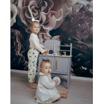 JABADABADO ΞΥΛΙΝΗ ΠΑΙΔΙΚΗ ΚΟΥΖΙΝΑ ΜΕ ΚΑΤΣΑΡΟΛΙΚΑ ΓΚΡΙ.