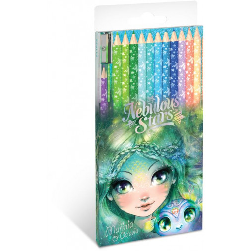 Nebulous Stars Coloring Pencil 12 Pack - 4 Σχέδια (11568).