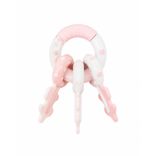 ΚΟΥΔΟΥΝΙΣΤΡΑ ΚΛΕΙΔΙΑ - KIKKA BOO RATTLE KEYS RING PINK 31303020060