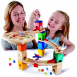 Hape Quadrilla Marble Run Ξύλινο Race To The Finish-58Τμχ (E6021A).