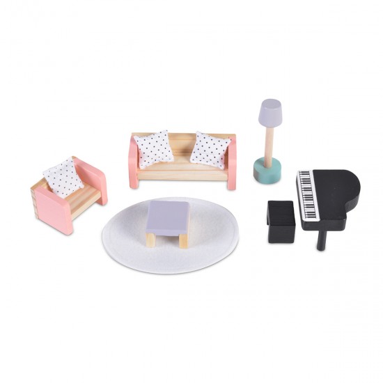 Ξύλινα Επιπλα Σαλονιού Χαρακτηριστικά:Κατάλληλο για παιδιά 18m+Κατασκευασμένο από υψηλής ποιότητας ξύλο.