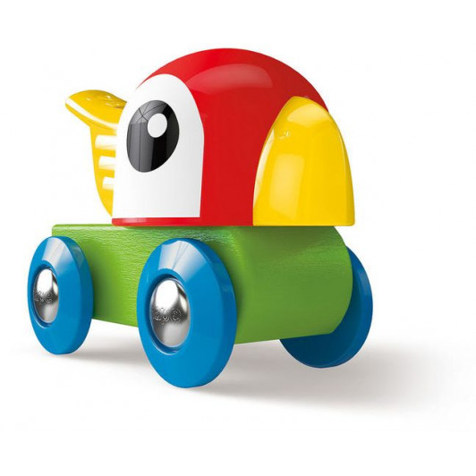 Hape Whistling Parrot Engine - Βαγονάκι Παπαγαλάκι Με Σφυρίχτρα - 1 Τεμ.