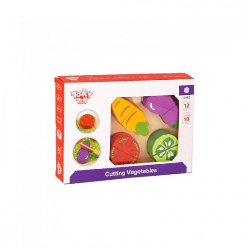 TOOKY TOY TL143 ΞΥΛΙΝΟ ΠΑΙΧΝΙΔΙ ΔΙΣΚΟΣ ΚΟΠΗΣ ΛΑΧΑΝΙΚΩΝ 6970090042294