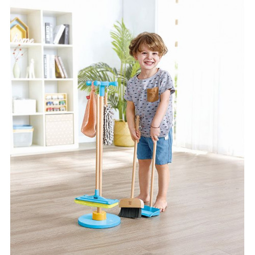 Hape Ξύλινο Σετ Καθαρισμού Broom Set (E3055A)