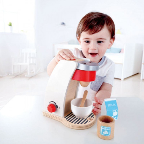 Hape Playfully Delicious My Coffee Machine - Η Πρώτη Μου Καφετιέρα - 6Τεμ. E3146A