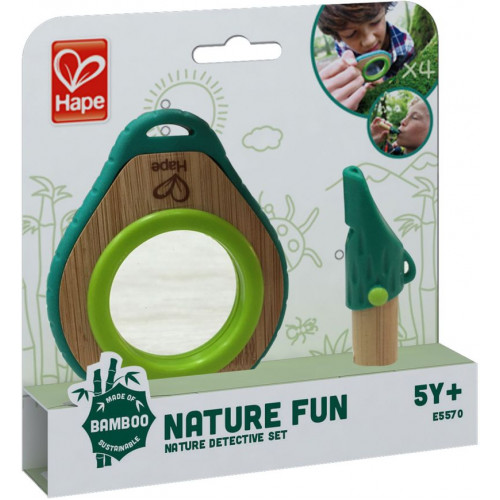 Hape Nature Detective Set - Σετ Εξερεύνησης Με Σφυρίχτρα Και Καθρέπτη - 2Τεμ. E5570A