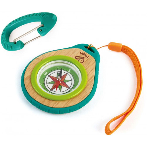 Hape Outdoor Ξύλινη Πυξίδα Compass Set E5575