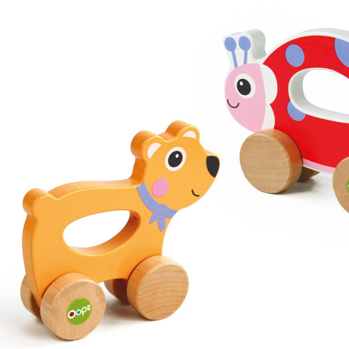 OOPS ΞΥΛΙΝΗ ΑΡΚΟΥΔΑ ΜΕ ΡΟΔΕΣ 6M+ X30-17011-11