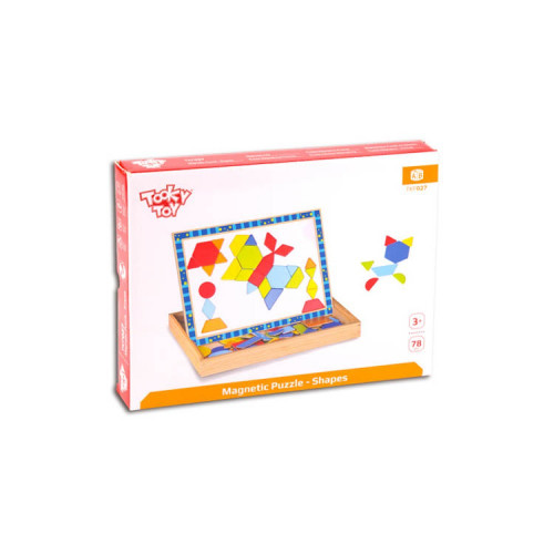 ΜΑΓΝΗΤΙΚΟ ΠΑΖΛ TOOKY TOY TKF027 ΜAGNETIC PUZZLE SHAPES 6970090048784