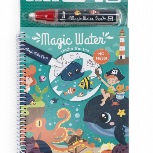 "Μαγικό Μπλοκ Ζωγραφικής Με Νερομαρκαδόρο - Θάλασσα" EUREKAKIDS 964001 
