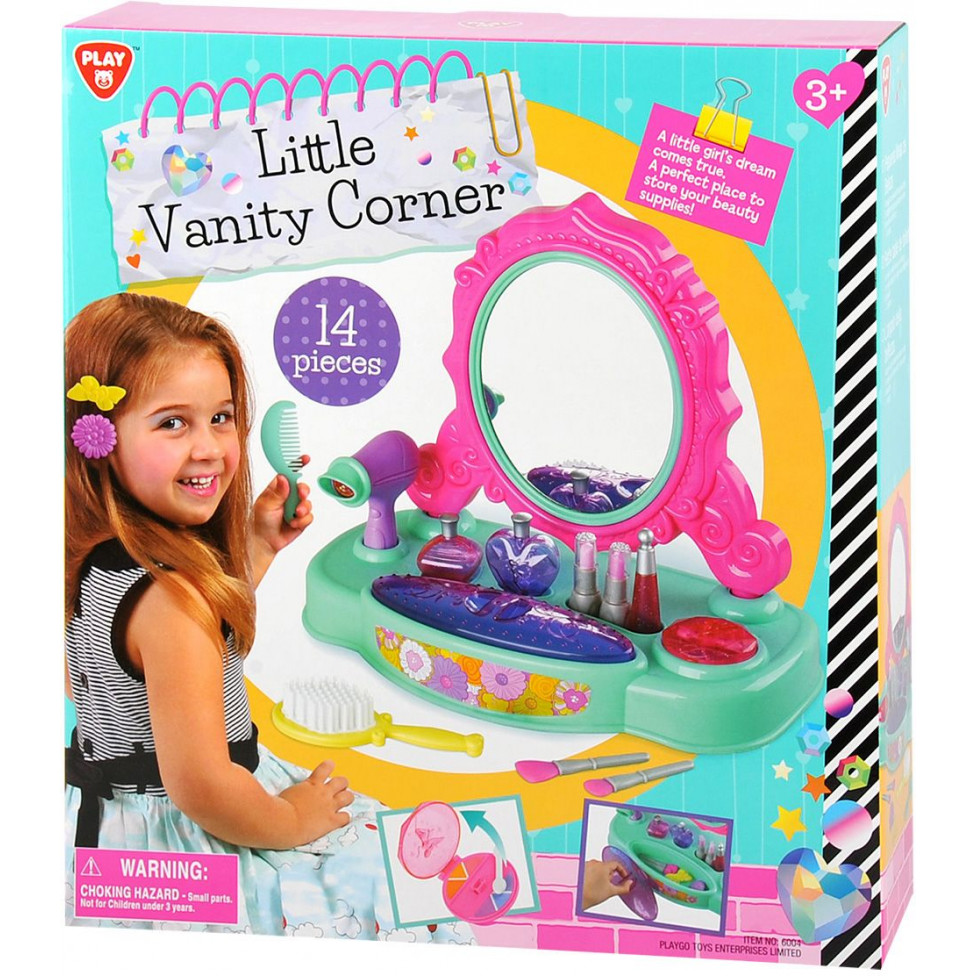 Playgo Little Vanity Corner-Τουαλέτα Ομορφιάς 14Τμχ (6004).