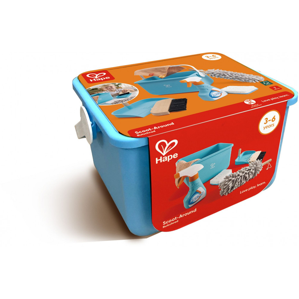 Hape Scoot-Around Ξύλινο Σετ Καθαρισμού (E3054A).