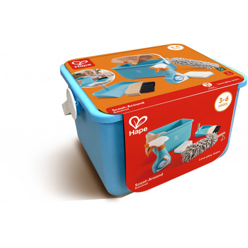 Hape Scoot-Around Ξύλινο Σετ Καθαρισμού (E3054A)