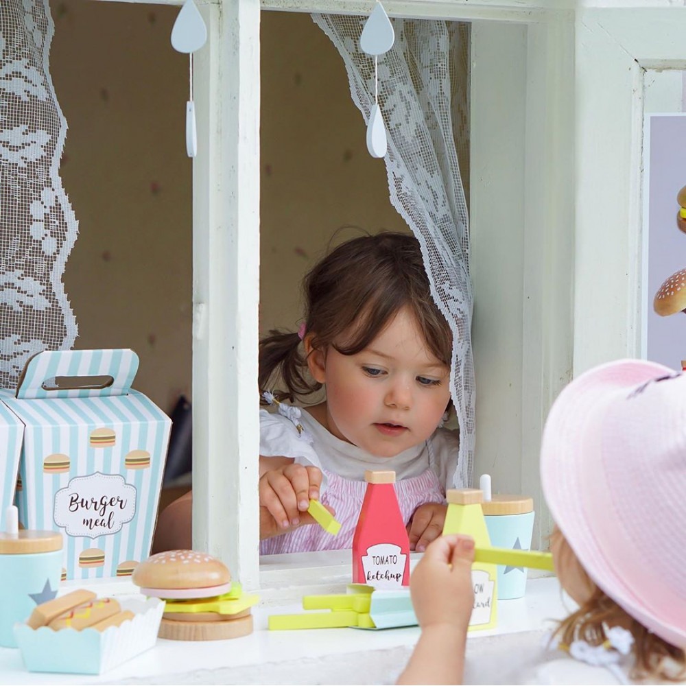 JABADABADO ΞΥΛΙΝΟ ΠΑΚΕΤΟ ΜΕ ΓΕΥΜΑ BURGER.