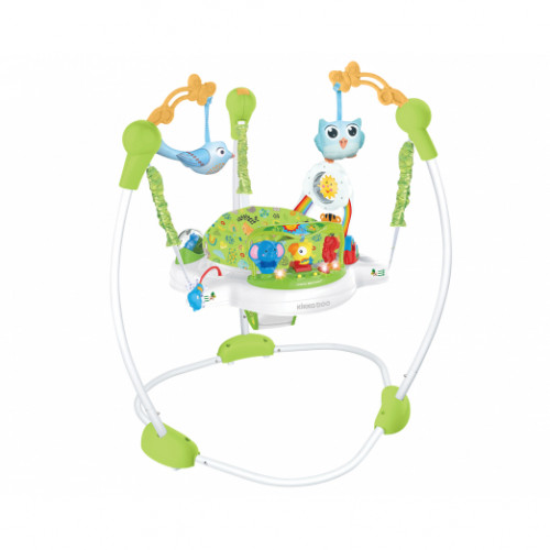 ΤΡΑΜΠΟΛΙΝΟ ΠΑΙΧΝΙΔΙ ΔΡΑΣΤΗΡΙΟΤΗΤΩΝ KIKKA BOO FOREST FUN GREEN 31005040021