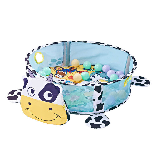  ΓΥΜΝΑΣΤΗΡΙΟ-ΠΑΡΚΟ ΔΡΑΣΤΗΡΙΟΤΗΤΩΝ COW 3 IN 1 BEBE STARS BLUE 100-182