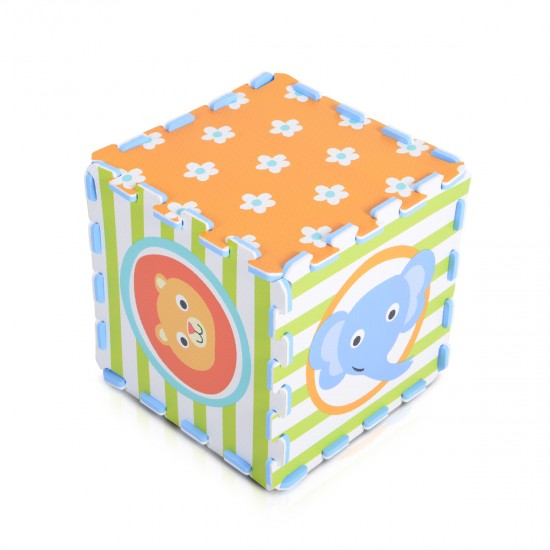 Αναλυτικά χαρακτηριστικά:Αντιολισθητική επιφάνειαΕκτύπωση θερμικής μεταφοράςΠεριέχει 9 τεμάχιαΥποστηρίζει την ανάπτυξη της αντίληψης του χρώματος και των λεπτών κινητικών δεξιοτήτων από νεαρή ηλικίαΚατασκευασμένο από μαλακό ελαστικό αφρό EVA, με εξαιρετική λειτουργία θερμομόνωσηςΚατάλληλο για παιδιά