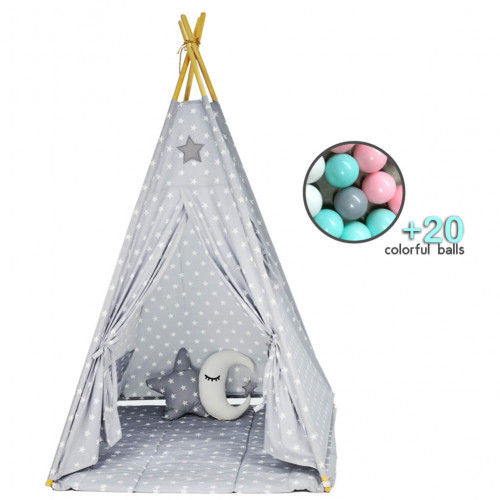 BEBE STARS ΠΑΙΔΙΚΗ ΣΚΗΝΗ STARS ΜΕ 20 ΜΠΑΛΕΣ 302-186