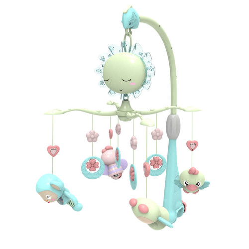 ΜΟΥΣΙΚΟ ΠΕΡΙΣΤΡΕΦΟΜΕΝΟ ΚΡΕΒΑΤΙΟΥ BEBE STARS NATURE GREEN 852-174