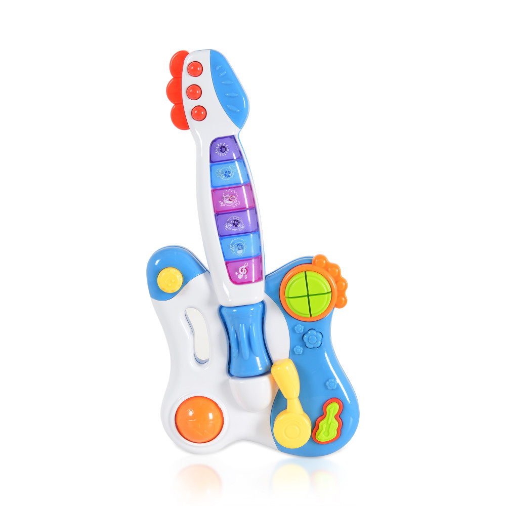 Η φωτογραφία δείχνει Παιδική κιθάρα με μουσική της εταιρείας Huanger.