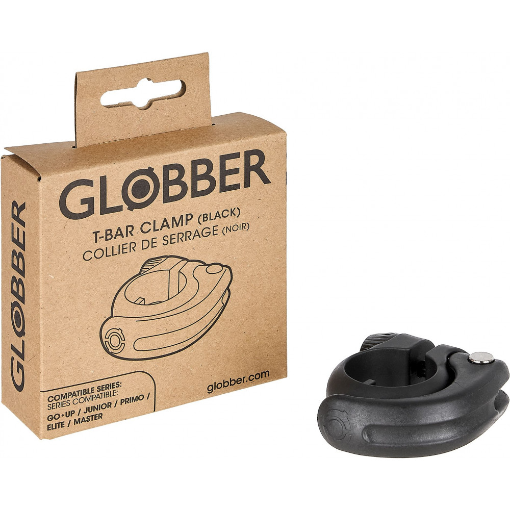 Η φωτογραφία δείχνει Globber Ανταλλακτικό Tbar Clamp Set Black (538-001)
