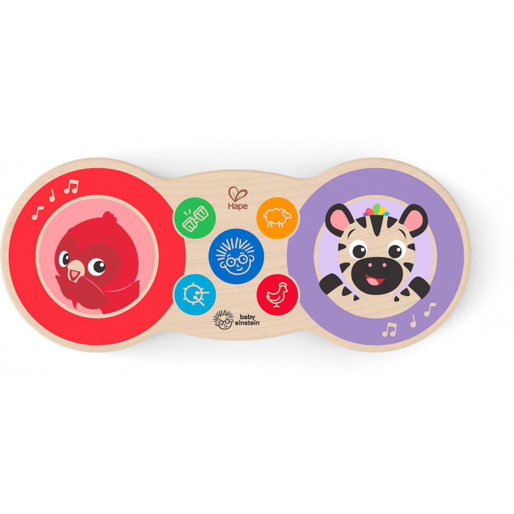 Η φωτογραφία δείχνει ΠΕΡΙΓΡΑΦΗHape Kids II Ξύλινο Magic Touch Drum Upbeat Tunes (800898).