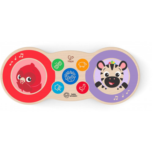 Hape Kids II Ξύλινο Magic Touch Drum Upbeat Tunes (800898)