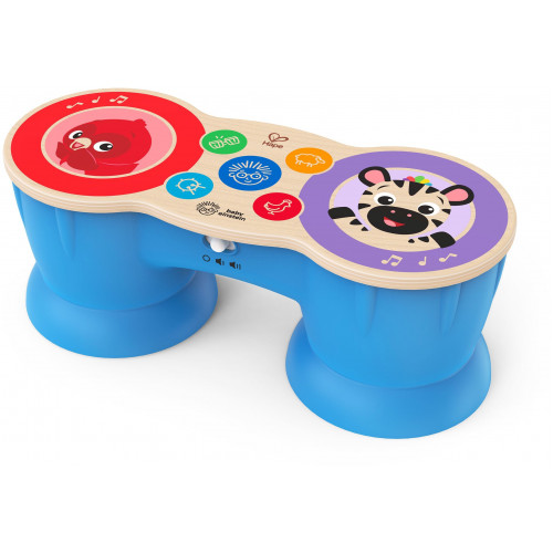 Hape Kids II Ξύλινο Magic Touch Drum Upbeat Tunes (800898)