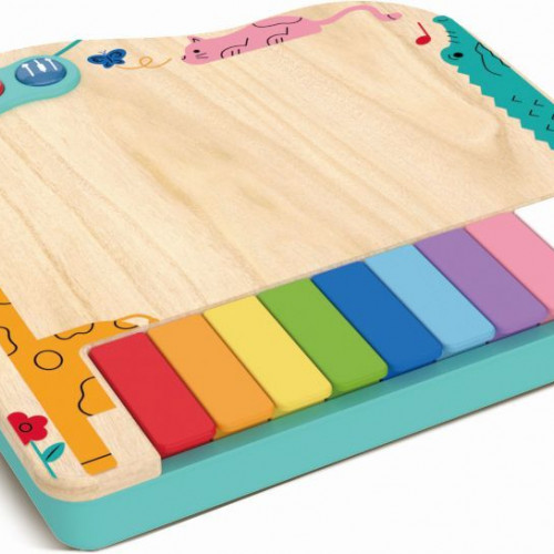 Hape Early Melodies Ξύλινο Πιάνο Pixel (E0635)