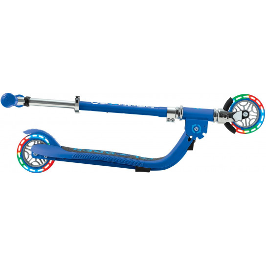 Η φωτογραφία δείχνει Globber Πατίνι Junior Foldable Flow Lights Navy Blue (870-100).