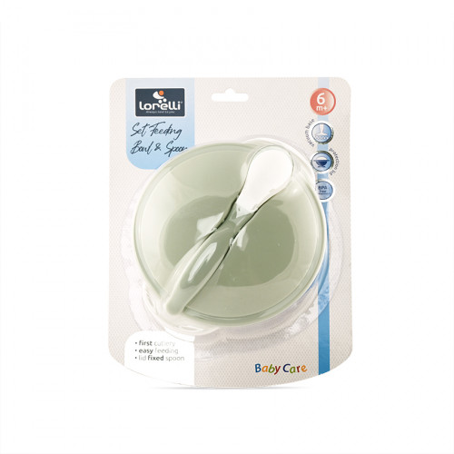 LORELLI ΣΕΤ ΦΑΓΗΤΟΥ ΜΕ ΜΠΩΛ ΚΑΙ ΚΟΥΤΑΛΙ MINT GREEN 10230400006