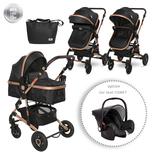 LORELLI 3 ΣΕ 1 ΚΑΡΟΤΣΙ ΜΕΤΑΤΡΕΠΟΜΕΝΟ ΜΕ ΚΑΘΙΣΜΑ 0-13KG ALBA PREMIUM BLACK 10021422305-3