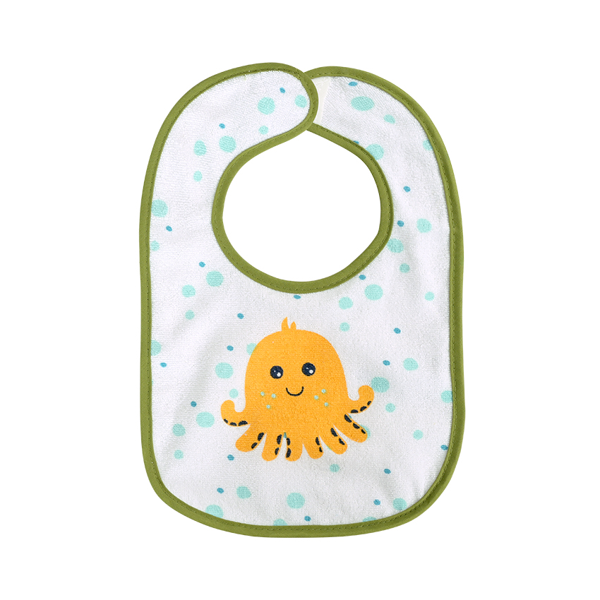 Lorelli σετ 7 τεμ σαλιάρες πετσετέ και χαρούμενα κεντημένα σχέδια.