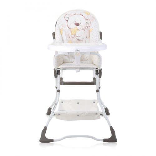 LORELLI ΚΑΘΙΣΜΑ ΦΑΓΗΤΟΥ HIGH CHAIR BONBON WHITE TEDDY BEAR 10100312315