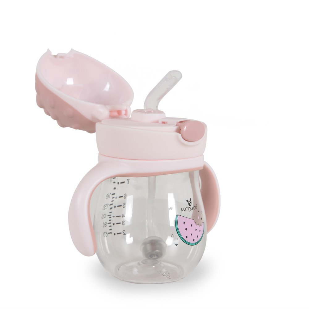 Εκπαιδευτικό βρεφικό κύπελλο κατασκευασμένο απο 100% αβλαβλη και μη τοξικά υλικά ( χωρις BPA)Kατάλληλο για βρέφη 6+ μηνώνΔιαθέτει καλαμάκι σιλικόνης και συμβάλλει κατά των κολικώνΧωριτικότητα: 250 mlΥλικό: Tritan, PP, Σιλικόνη,Χωρίς BPA