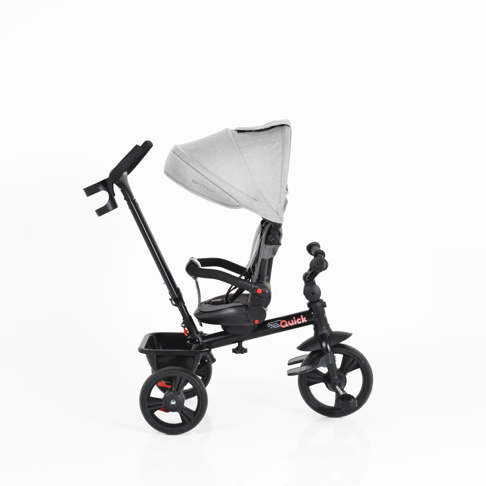 Η φωτογραφία δείχνει Τρίκυκλο ποδήλατο της εταιρείας Byox κατάλληλο για παιδιά 18+ μηνών με μέγιστο βάρος έως 25 κιλά.