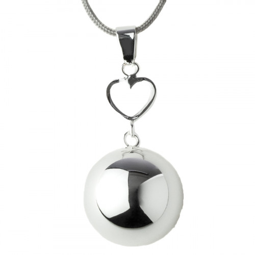 BABYLONIA ΜΕΛΩΔΙΚΟ ΜΕΝΤΑΓΙΟΝ ΕΓΚΥΜΟΣΥΝΗΣ BOLA SILVER HEART VO211