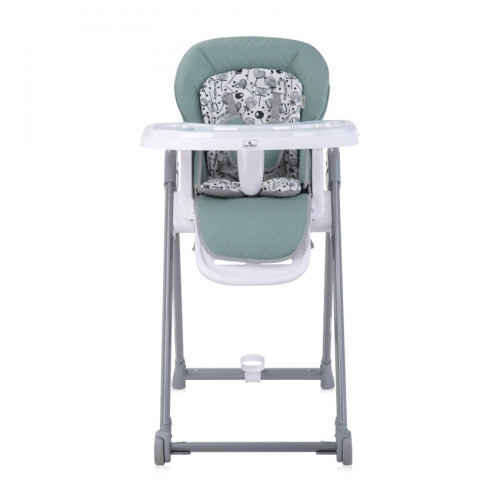 LORELLI ΚΑΡΕΚΛΑΚΙ ΦΑΓΗΤΟΥ HIGH CHAIR PARTY ICEBERG GREEN LEATHER 10100372334 - (ΔΩΡΟ AΞΙΑΣ €6 ΜΠΩΛ ΦΑΓΗΤΟΥ)