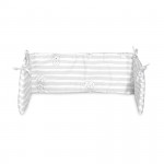 Η φωτογραφία δείχνει ΠΡΟΣΤΑΤΕΥΤΙΚΗ ΠΕΡΙΜΕΤΡΙΚΗ ΠΑΝΤΑ ΚΡΕΒΑΤΙΟΥ ΜΕ ΚΟΡΔΟΝΙΑ1 ΕΝΙΑΙΟ ΤΕΜΑΧΙΟΒΑΜΒΑΚΕΡΗΚΑΤΑΛΛΗΛΗ ΑΠΟ 0+ ΜΗΝΩΝΔιαστάσεις: 145/27cm100% βαμβακερό κάλυμμαΠολυεστερικό γέμισμα