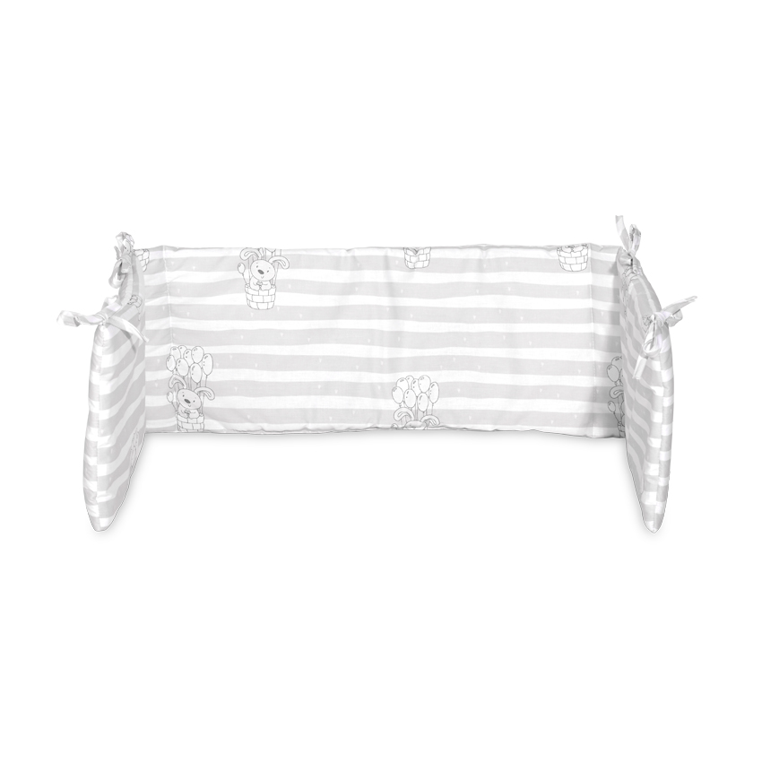 Η φωτογραφία δείχνει ΠΡΟΣΤΑΤΕΥΤΙΚΗ ΠΕΡΙΜΕΤΡΙΚΗ ΠΑΝΤΑ ΚΡΕΒΑΤΙΟΥ ΜΕ ΚΟΡΔΟΝΙΑ1 ΕΝΙΑΙΟ ΤΕΜΑΧΙΟΒΑΜΒΑΚΕΡΗΚΑΤΑΛΛΗΛΗ ΑΠΟ 0+ ΜΗΝΩΝΔιαστάσεις: 145/27cm100% βαμβακερό κάλυμμαΠολυεστερικό γέμισμα