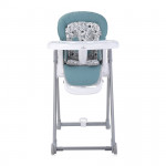LORELLI ΚΑΡΕΚΛΑΚΙ ΦΑΓΗΤΟΥ HIGH CHAIR PARTY ARCTIC BLUE LEATHER 10100372333 - (ΔΩΡΟ AΞΙΑΣ €6 ΜΠΩΛ ΦΑΓΗΤΟΥ)