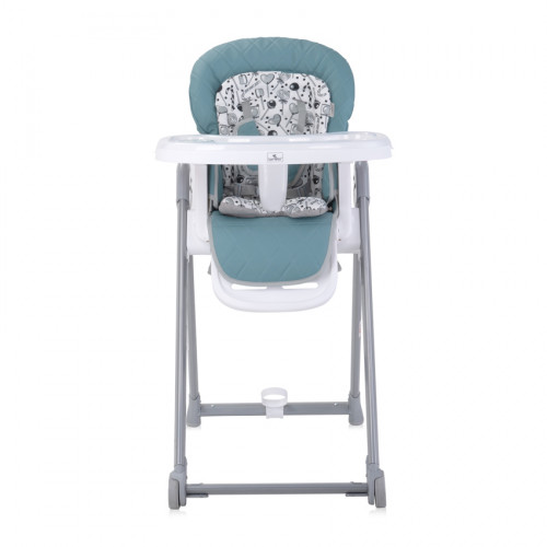 LORELLI ΚΑΡΕΚΛΑΚΙ ΦΑΓΗΤΟΥ HIGH CHAIR PARTY ARCTIC BLUE LEATHER 10100372333 - (ΔΩΡΟ AΞΙΑΣ €6 ΜΠΩΛ ΦΑΓΗΤΟΥ)